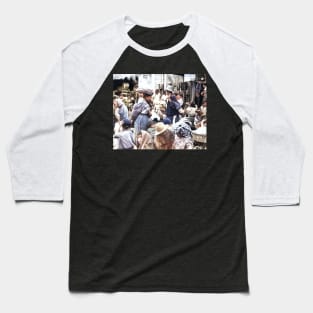 Vintage colorized photo of solola market Baseball T-Shirt